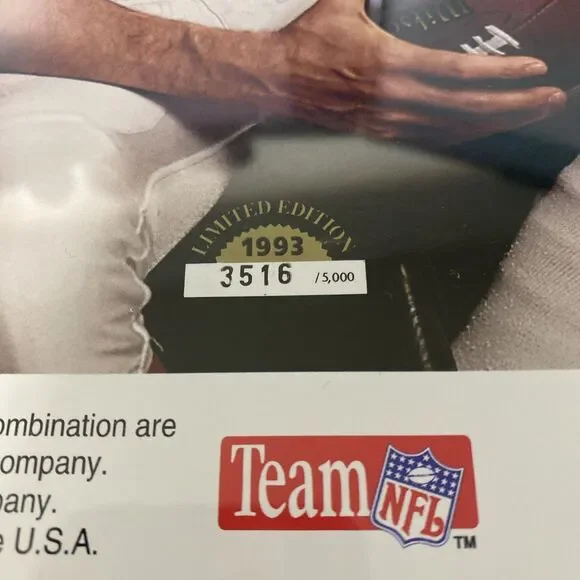 1993 Upper Deck Joe Montana #460 Jumbo Football Trading Card Ungraded Limited - Picture 3 of 4